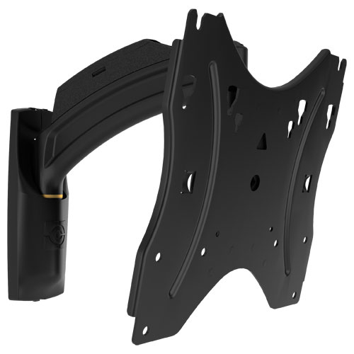 Small Thinstall Single Swing Arm Wall Display Mount - 10" Extension