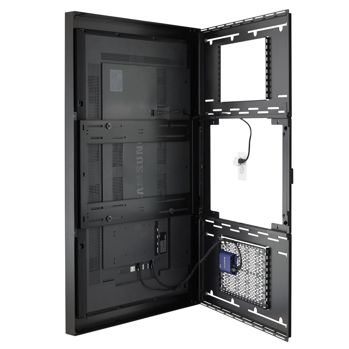 Chief Impact On-wall Kiosk - 50in Portrait, Black