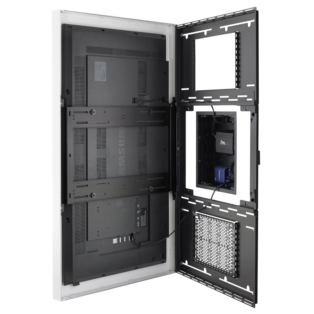 Chief Impact On-wall Kiosk - 55in Portrait, White