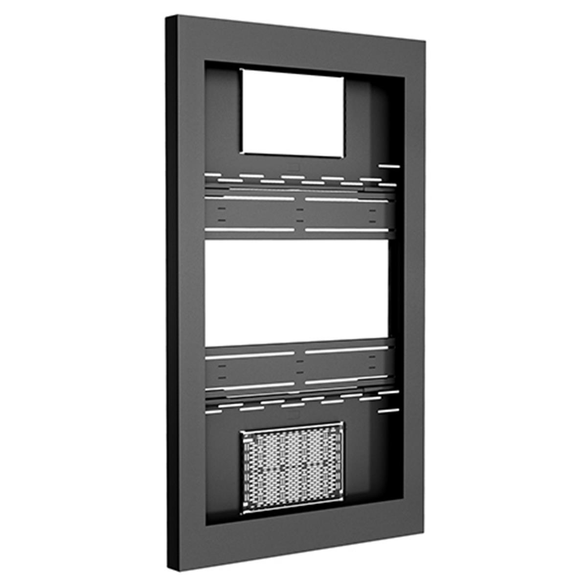 Chief Impact On-wall Kiosk - 65in Portrait, Black