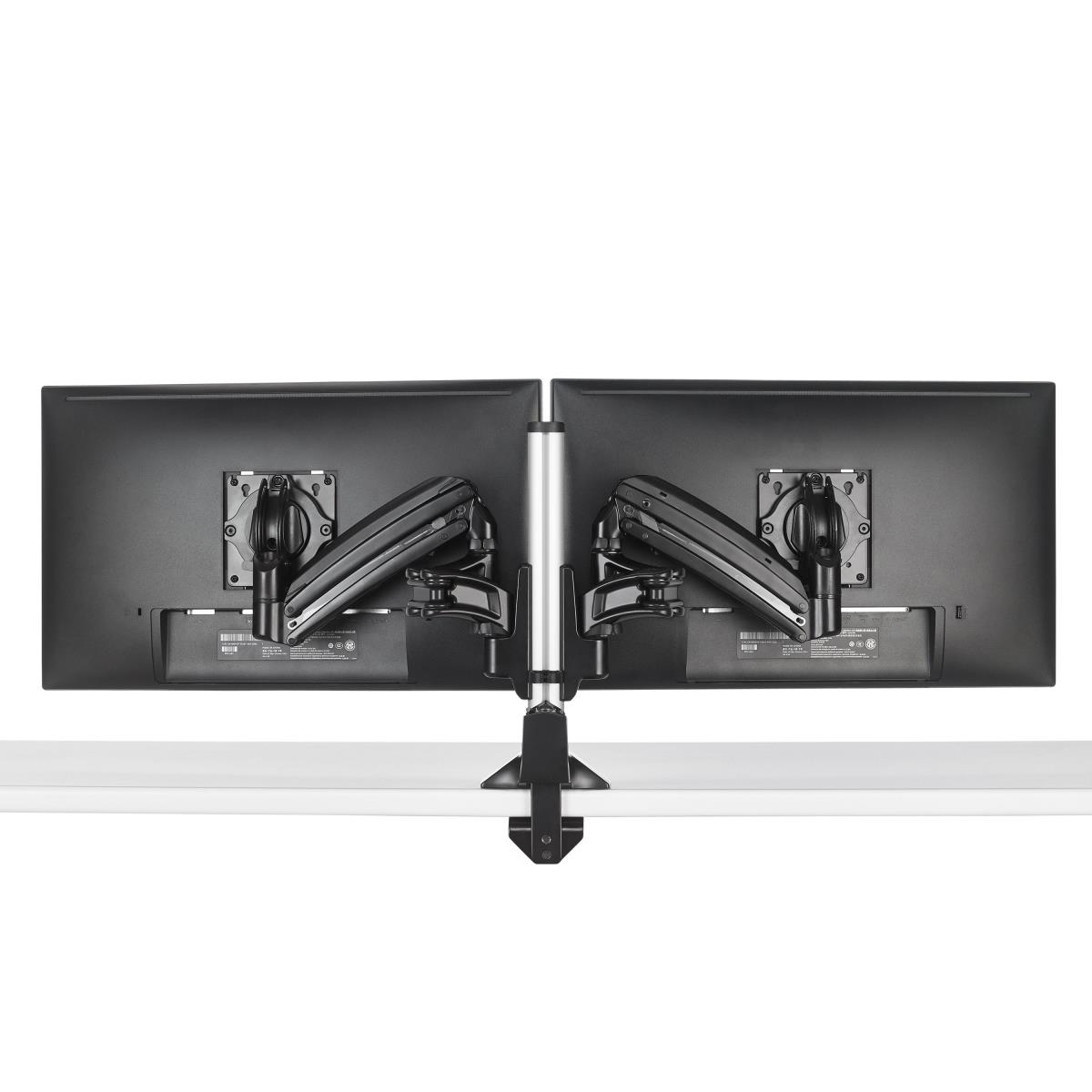 Desk Mnt Dual 2l Armsblk Monitor Mounts
