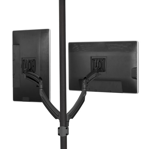K1p Dynamic Pole Mount, 2 Monitors