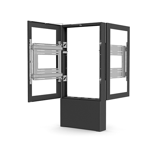 Impact Floor Standing Back-to-back Kiosk
