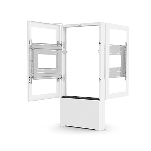 Impact Floor Standing Back-to-back Kiosk
