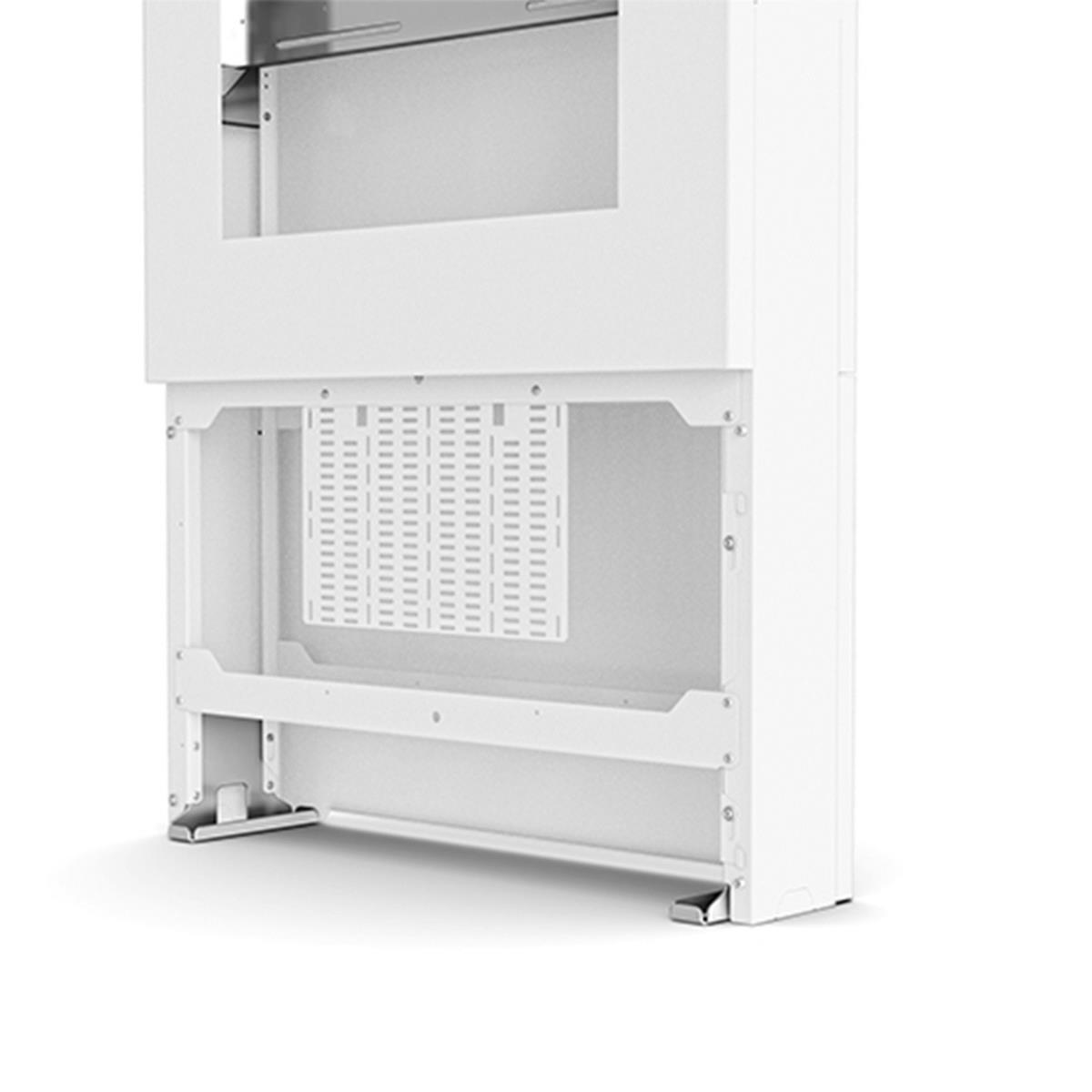 B2b Portrait Floor Kiosk 55in White