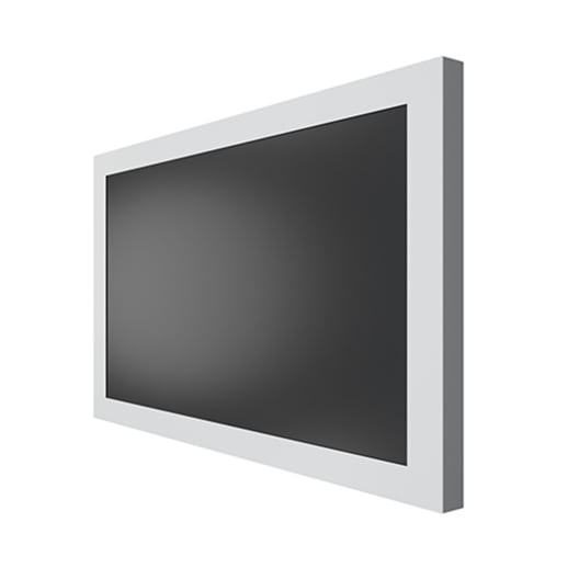 Landscape Wall Kiosk 50in White