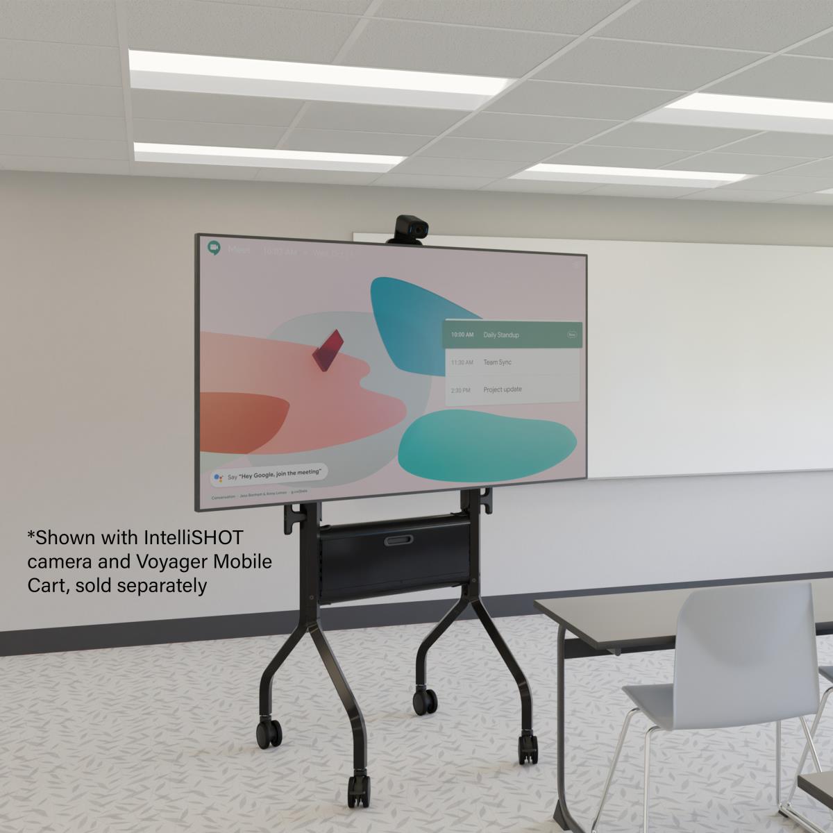 Above/below Intellishot Auto-tracking Camera Mount For Large Displays