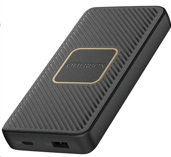 Power Bank 10k Mah USB Ac 18w USB Pd + Wireless 10w Blac
