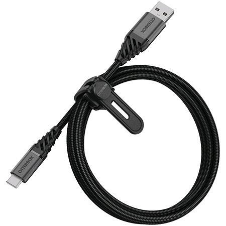 USB-C to USB-A Cable | Premium - Dark Ash (Black) - 3m