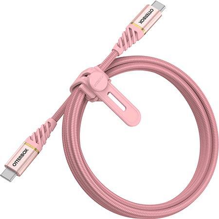 USB-C to USB-C Fast Charge Cable | Premium - Shimmer Rose (Pink) - 1m