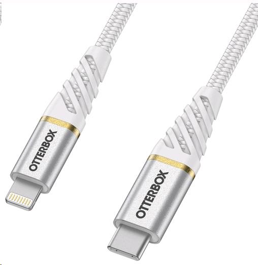 Car Charger Bundle USB-C 18w USB Pd + USB Clightning Cable 1M White