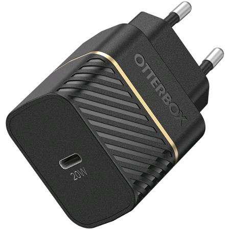 EU Wall Charger 20W - 1X USB-C 20W USB-PD Black