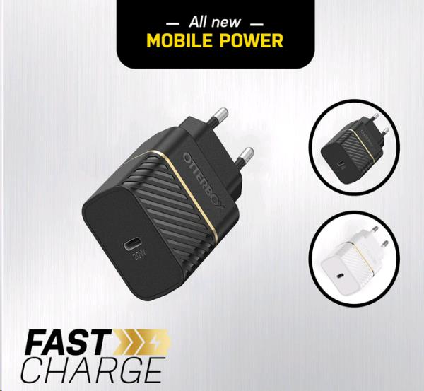 EU Wall Charger 20W - 1X USB-C 20W USB-PD Black