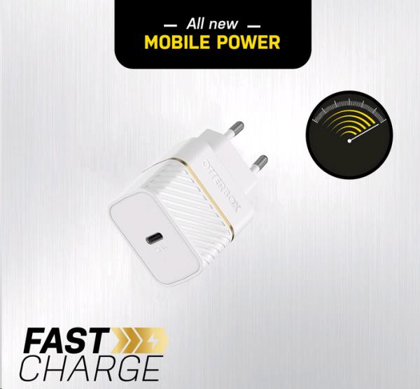 EU Wall Charger 20W - 1X USB-C 20W USB-PD White