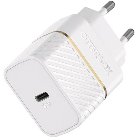 Wall Charger 20w 1x USB-c 20w USB-pd USB C-lightning Cable 1m White Eu