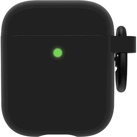 Headphone Case for Apple AirPods (1st and 2nd gen) Black Taffy - black