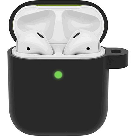 Headphone Case for Apple AirPods (1st and 2nd gen) Black Taffy - black