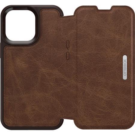 iPhone 13 Pro Strada Folio - Espresso Brown