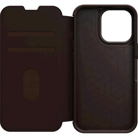 iPhone 13 Pro Strada Folio - Espresso Brown
