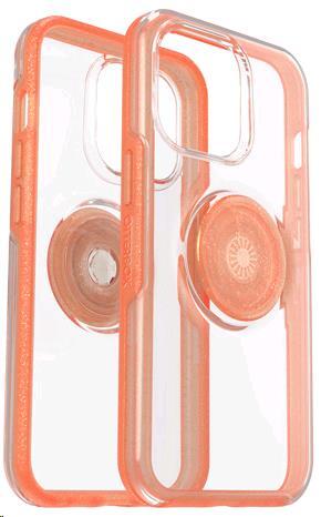iPhone 13 Pro Otter + Pop Symmetry Series Clear - Melondramatic (Clear/Orange)