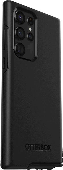 Galaxy S22 Ultra Symmetry Series Antimicrobial Case Black - Propack
