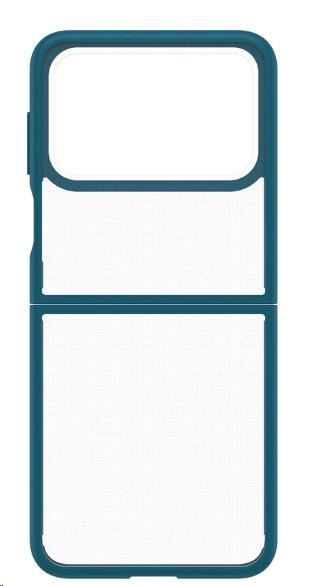 Galaxy Z Flip4 Case Thin Flex Series Pacific Reef (Clear/Blue)