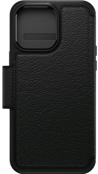 iPhone 14 Pro Max Case Strada Series Folio Case Black