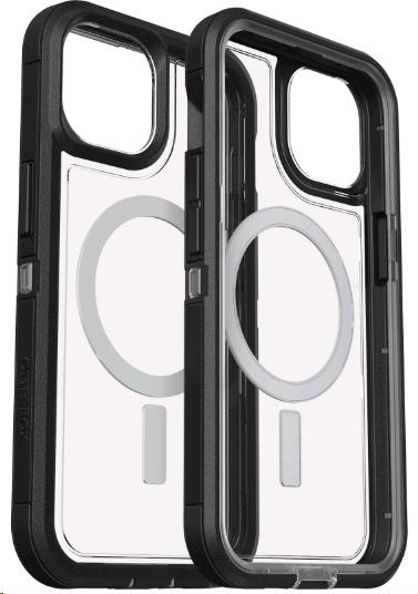 iPhone 14 Case Defender Series XT Black Crystal (Clear/Black)