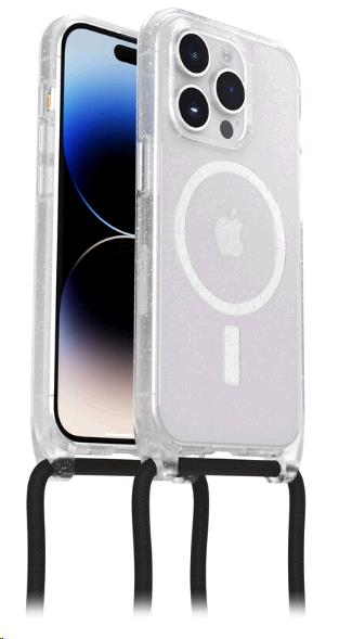 Apple iPhone 14 Pro React Necklace Case Magsafe Stardust - Clear
