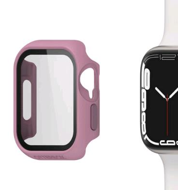 Apple Watch Series 8 and Apple Watch Series 7 Case EclIPSe Series with Screen Protector 41mm Mulberry Muse (Pink)