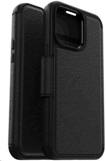 iPhone 15 Pro Max Case Strada Series Folio MagSafe - Shadow (Black)