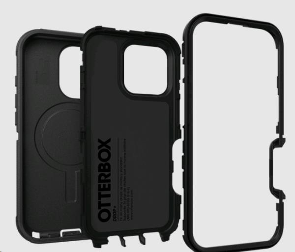 iPhone 16 Pro Case - Defender Series for MagSafe - Black
