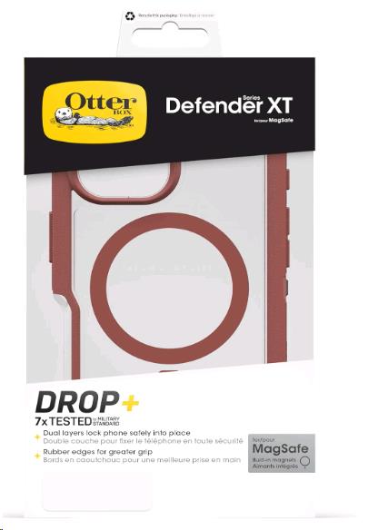 iPhone 16 Case - Defender Series XT for MagSafe - Brick Red