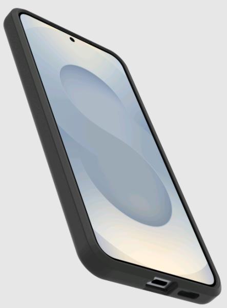 Galaxy S25+ Case - React Series - Black Crystal (Clear/Black)
