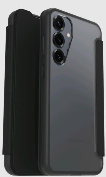 Galaxy S25+ Case - React Series Folio - Crystal (Clear/Black)