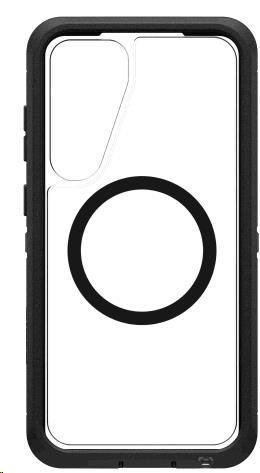 Galaxy S25+ Case - Defender XT Series with Magnets - Dark Side (Clear / Black)