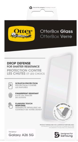 Galaxy A26 5G Screen Protector - OtterBox Glass - Clear - ProPack