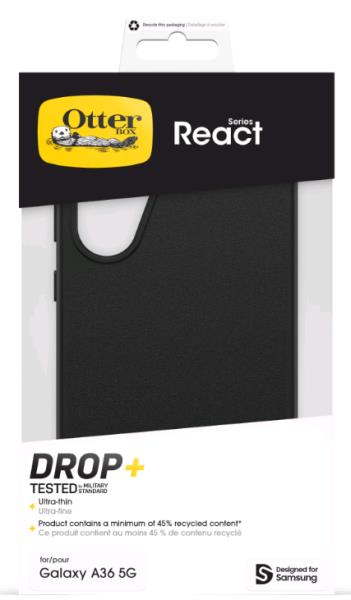 Galaxy A36 5G Case - React Series - Black