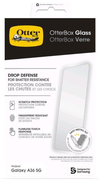Galaxy A56 5G / Galaxy A36 5G Screen Protector - OtterBox Glass - Clear - ProPack