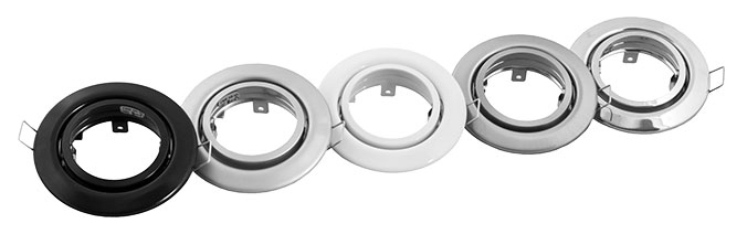 Halomount Installation Frame With 20o Tilt Angle For S14/s15 Sensormodule Chrome