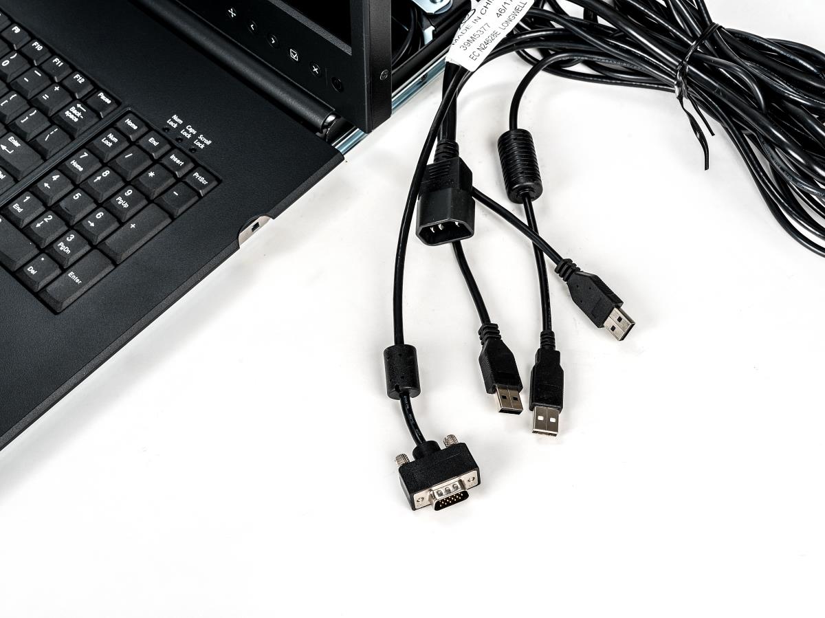 Local Rack Access (LRA) Console 18.5in LCD USB-KB 2USB PASS-US INTL ENG