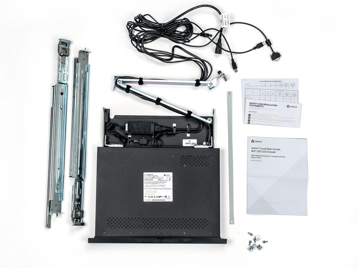 Local Rack Access (LRA) Console 18.5in LCD USB-KB 2USB PASS-FRA