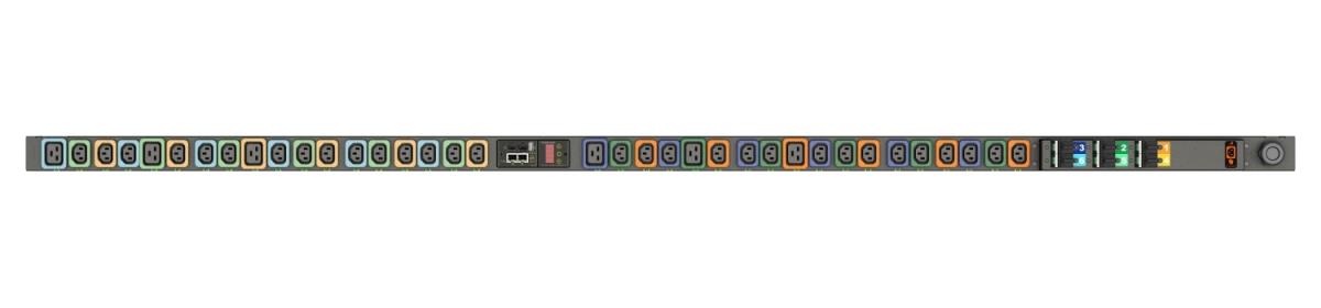 Geist MGS3EGW2-36PT63-3PS56B2A10-S-A rPDU Switched 0U 32A 230/400V WYE / IEC C13/C19 Vertical 3m