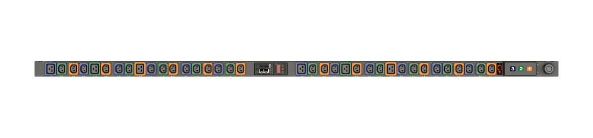 Geist MGU3EGB0-36PT63-2PS56B2A10-S-A rPDU Switched 0U 16A 230/400V WYE / IEC C13/C19 Vertical 3m