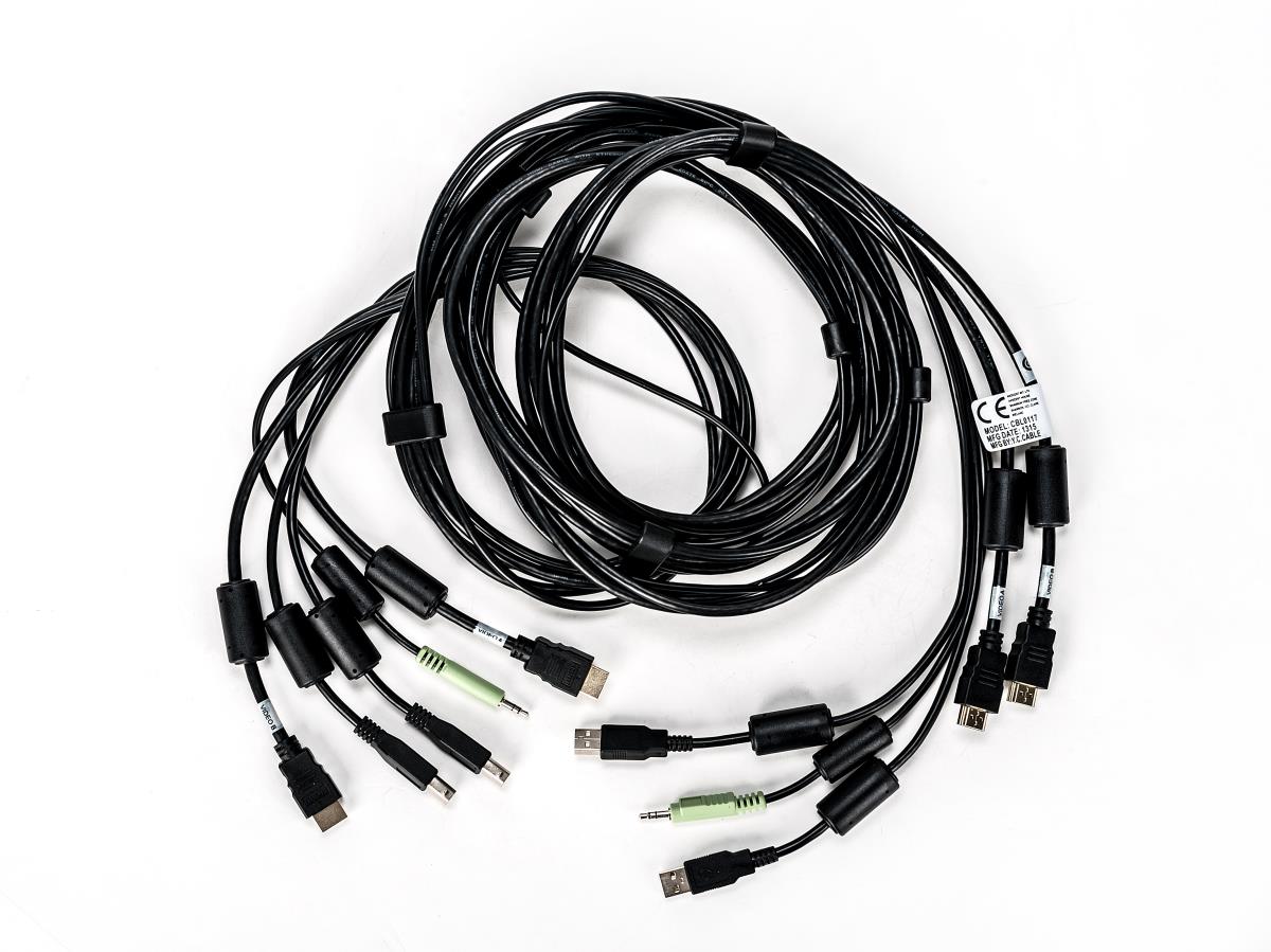 Avocent KVM Cable - USB Keyboard, Mouse & Dual Head HDMI Video Cable With Speakers & CAC 3m - SC945H