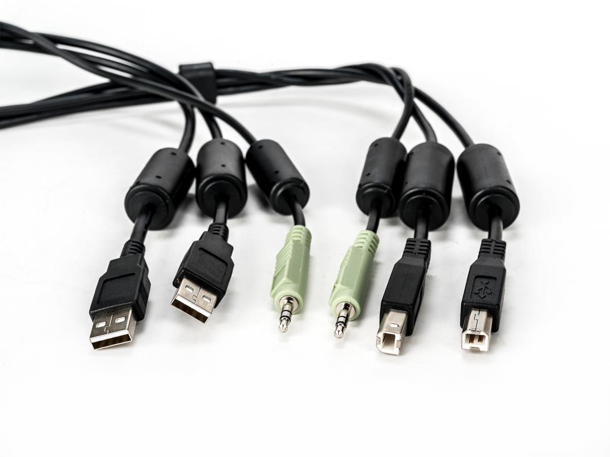 Avocent KVM Cable - USB Keyboard, Mouse With Audio & CAC/DPP 1.8m - SCKM145