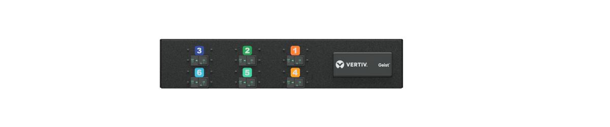 Geist Rack PDU Elementary 1U UPDU rating 3ph 32A 230/415V combi outputs (24)C13 or C19