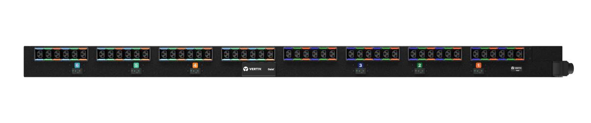 Geist Rack PDU Elementary 0U UPDU rating 3ph 32A 230/415V combi outputs (48)C13 or C19