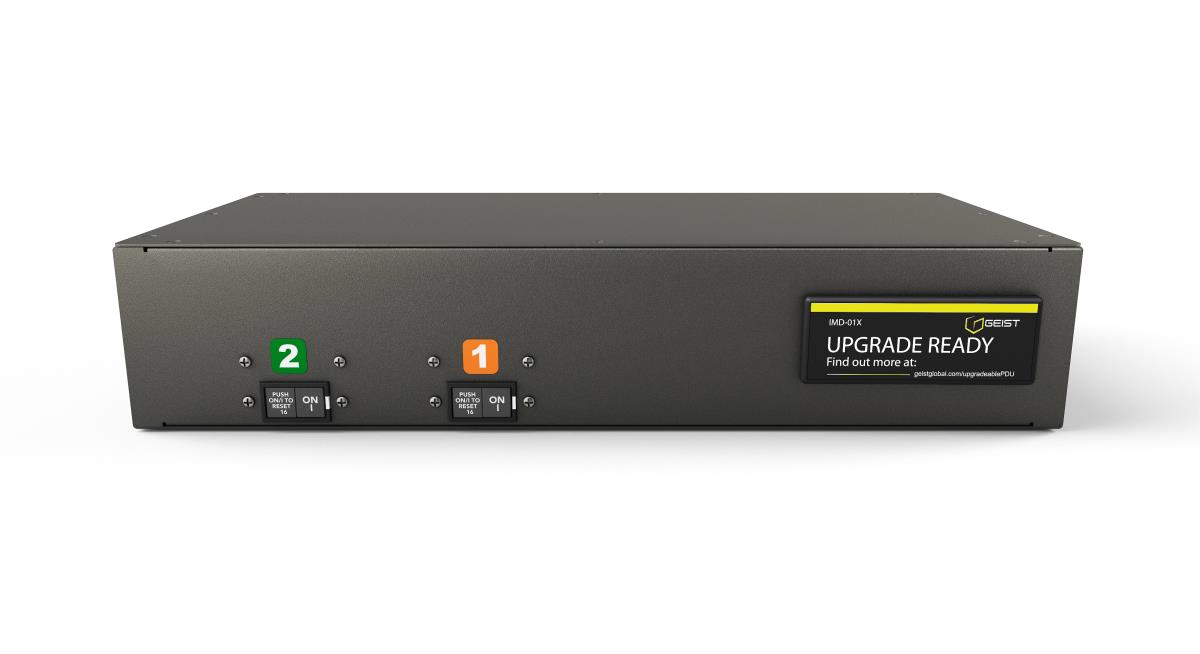 Geist rPDU Basic (upgradeable), 2U, Input IEC 60309 230V 32A, Locking Outputs (12)C13 (4)C19