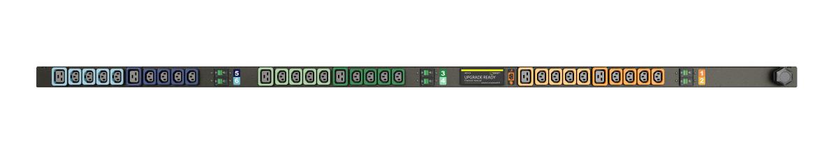 Geist rPDU, Basic (upgradeable), 0U, Input IEC 60309 230/400V 3x32A, Locking Outputs (24)C13 (6)C19